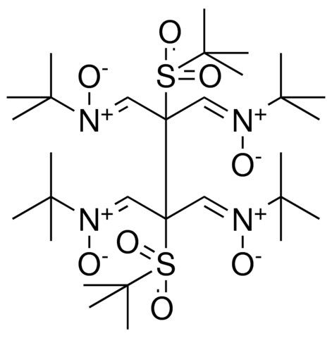 (Z)-TERT-BUTYL[4-[TERT-BUTYL(OXIDO)IMINO]-2,3-BIS{(Z)-[TERT-BUTYL(OXIDO)IMINO]METHYL}-2,3-BIS(TERT-BUTYLSULFONYL)BUTYLIDENE]AZANE OXIDE