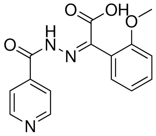 (ISONICOTINOYLHYDRAZONO)(2-METHOXYPHENYL)ACETIC ACID