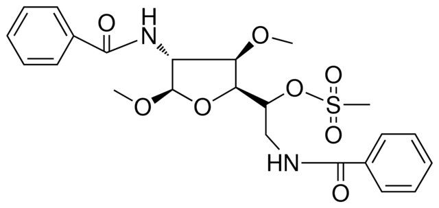 (R)-2-BENZAMIDO-1-((2S,3R,4R,5R)-4-BENZAMIDO-3,5-DIMETHOXYTETRAHYDROFURAN-2-YL)ETHYL METHANESULFONATE