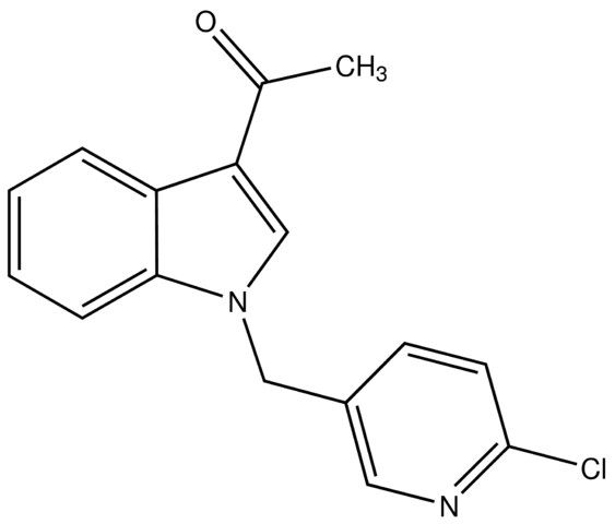 1-{1-[(6-Chloro-3-pyridinyl)methyl]-1<i>H</i>-indol-3-yl}-1-ethanone