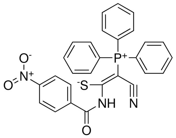 (Z)-2-CYANO-1-[(4-NITROBENZOYL)AMINO]-2-(TRIPHENYLPHOSPHONIO)ETHENETHIOLATE