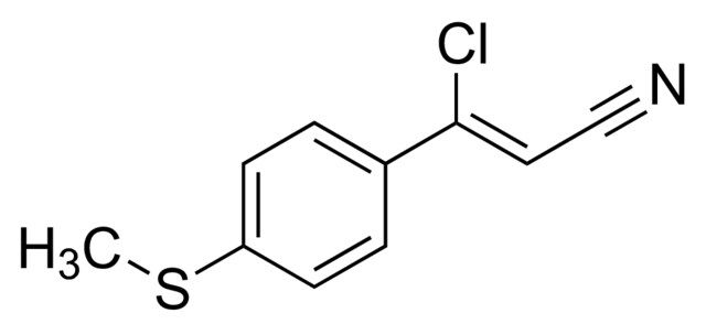 (<i>Z</i>)-3-Chloro-3-(4-(methylthio)phenyl)acrylonitrile