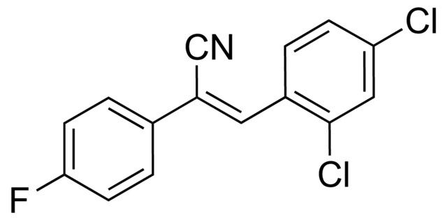 (<i>Z</i>)-3-(2,4-Dichlorophenyl)-2-(4-fluorophenyl)acrylonitrile