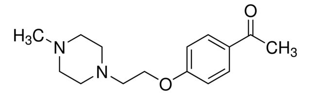 1-{4-[2-(4-Methyl-1-piperazinyl)ethoxy]phenyl}ethanone