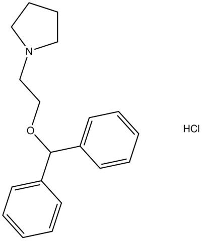 1-[2-(benzhydryloxy)ethyl]pyrrolidine hydrochloride