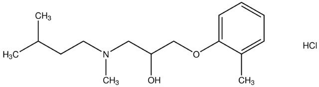 1-[isopentyl(methyl)amino]-3-(2-methylphenoxy)-2-propanol hydrochloride