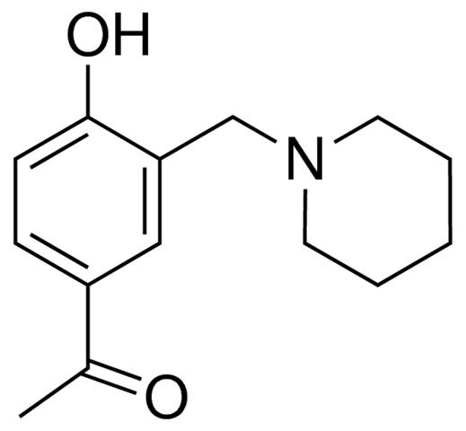 1-[4-hydroxy-3-(1-piperidinylmethyl)phenyl]ethanone