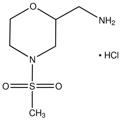 1-[4-(Methylsulfonyl)-2-morpholinyl]methanamine hydrochloride