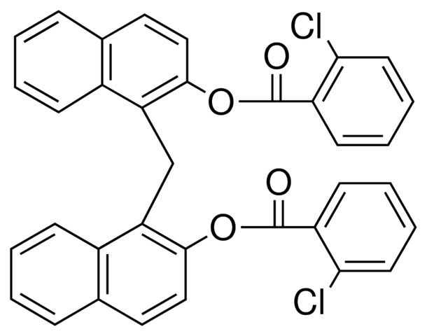 1-({2-[(2-CHLOROBENZOYL)OXY]-1-NAPHTHYL}METHYL)-2-NAPHTHYL 2-CHLOROBENZOATE