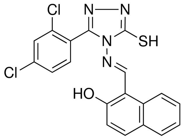 1-(((3-(2,4-DICHLORO-PH)-5-MERCAPTO-4H-1,2,4-TRIAZOL-4-YL)IMINO)ME)-2-NAPHTHOL