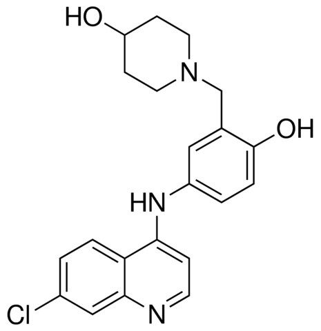 1-{5-[(7-chloro-4-quinolinyl)amino]-2-hydroxybenzyl}-4-piperidinol