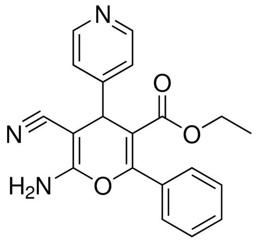 6-AMINO-5-CYANO-2-PHENYL-4-PYRIDIN-4-YL-4H-PYRAN-3-CARBOXYLIC ACID ETHYL ESTER