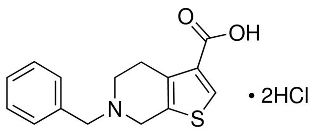 6-Benzyl-4,5,6,7-tetrahydrothieno[2,3-<i>c</i>]pyridine-3-carboxylic acid dihydrochloride