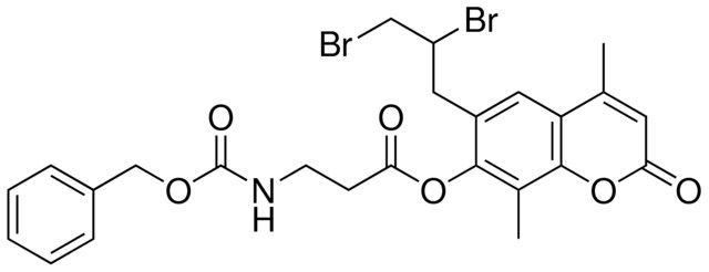 6-(2,3-DIBROMOPROPYL)-4,8-DIMETHYL-2-OXO-2H-CHROMEN-7-YL 3-{[(BENZYLOXY)CARBONYL]AMINO}PROPANOATE