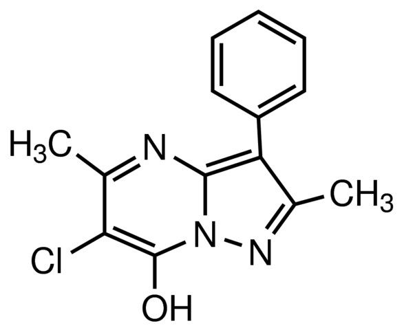 6-Chloro-2,5-dimethyl-7-hydroxy-3-phenylpyrazolo[1,5-<i>a</i>]pyrimidine