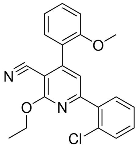 6-(2-CHLOROPHENYL)-2-ETHOXY-4-(2-METHOXYPHENYL)NICOTINONITRILE