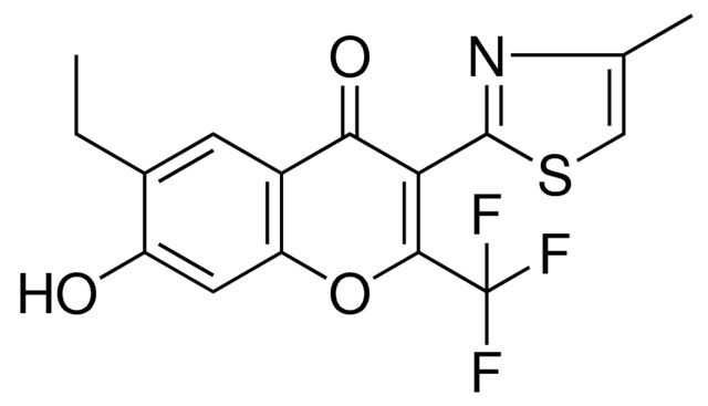 6-ET-7-HO-3-(4-METHYL-1,3-THIAZOL-2-YL)-2-(TRIFLUOROMETHYL)-4H-CHROMEN-4-ONE