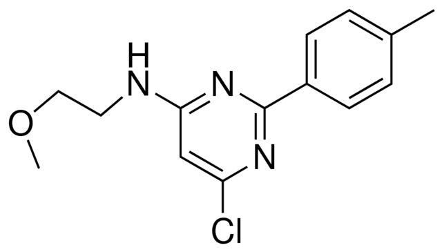 6-chloro-N-(2-methoxyethyl)-2-(4-methylphenyl)-4-pyrimidinamine