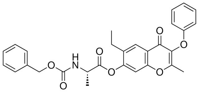 6-ETHYL-2-METHYL-4-OXO-3-PHENOXY-4H-CHROMEN-7-YL (2S)-2-{[(BENZYLOXY)CARBONYL]AMINO}PROPANOATE