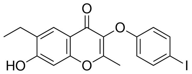 6-ETHYL-7-HYDROXY-3-(4-IODO-PHENOXY)-2-METHYL-CHROMEN-4-ONE