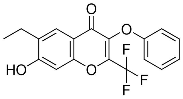 6-ETHYL-7-HYDROXY-3-PHENOXY-2-TRIFLUOROMETHYL-CHROMEN-4-ONE