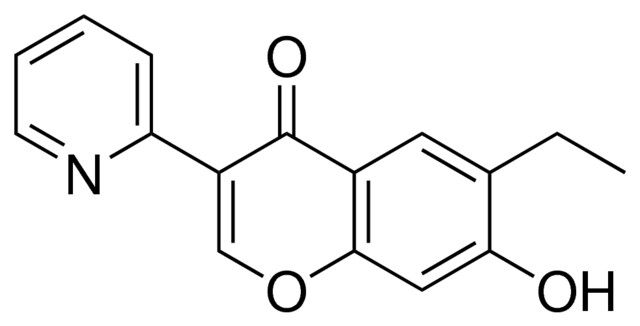 6-ETHYL-7-HYDROXY-3-PYRIDIN-2-YL-CHROMEN-4-ONE