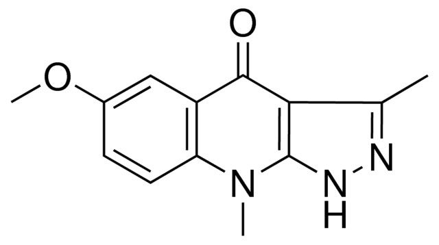 6-METHOXY-3,9-DIMETHYL-1,9-DIHYDRO-4H-PYRAZOLO(3,4-B)QUINOLIN-4-ONE