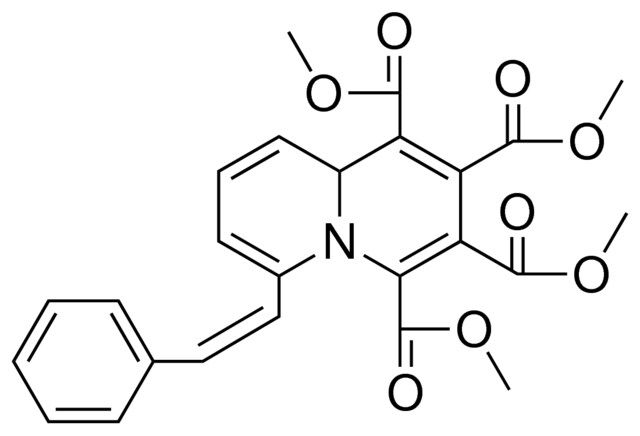 6-STYRYL-9AH-QUINOLIZINE-1,2,3,4-TETRACARBOXYLIC ACID TETRAMETHYL ESTER