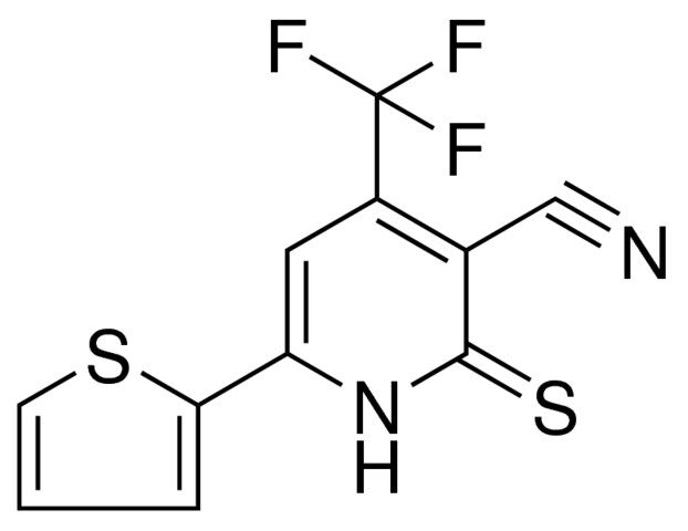 6-THIOPHEN-2-YL-2-THIOXO-4-TRIFLUOROMETHYL-1,2-DIHYDRO-PYRIDINE-3-CARBONITRILE