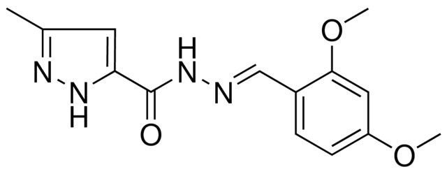 5-METHYL-2H-PYRAZOLE-3-CARBOXYLIC ACID (2,4-DIMETHOXY-BENZYLIDENE)-HYDRAZIDE