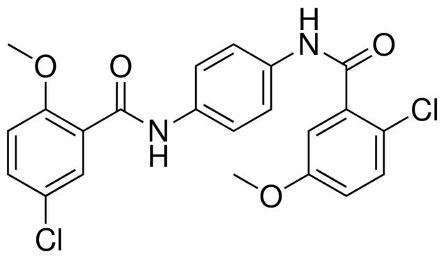 5-CHLORO-N-{4-[(2-CHLORO-5-METHOXYBENZOYL)AMINO]PHENYL}-2-METHOXYBENZAMIDE