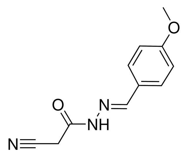 2-Cyano-N-[(E)-(4-methoxyphenyl)methylidene]acetohydrazide