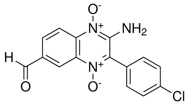 2-AMINO-3-(4-CHLOROPHENYL)-6-QUINOXALINECARBALDEHYDE 1,4-DIOXIDE