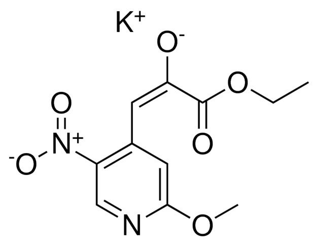 POTASSIUM 1-ETHOXYCARBONYL-2-(2-METHOXY-5-NITRO-PYRIDIN-4-YL)-ETHENOLATE