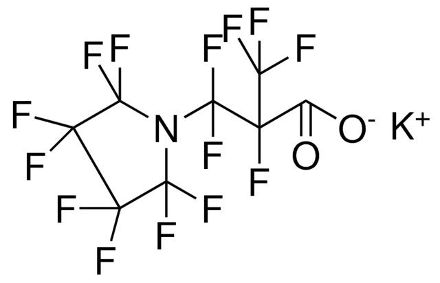 POTASSIUM 2-[DIFLUORO(2,2,3,3,4,4,5,5-OCTAFLUORO-1-PYRROLIDINYL)METHYL]-2,3,3,3-TETRAFLUOROPROPANOATE