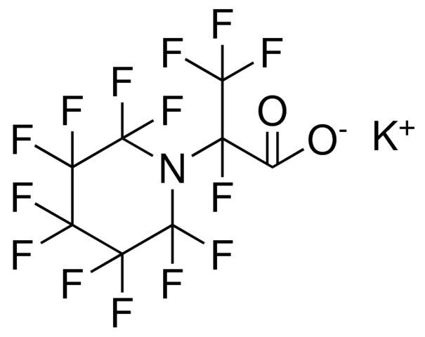 POTASSIUM 2-(2,2,3,3,4,4,5,5,6,6-DECAFLUORO-1-PIPERIDINYL)-2,3,3,3-TETRAFLUOROPROPANOATE