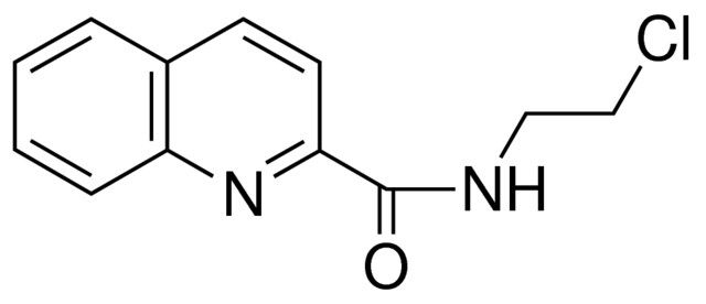 QUINOLINE-2-CARBOXYLIC ACID (2-CHLORO-ETHYL)-AMIDE