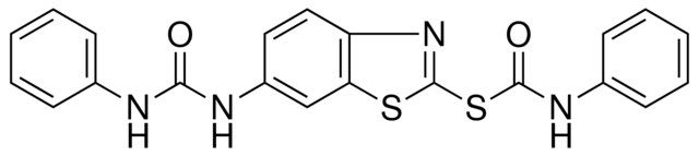 PHENYL-THIOCARBAMIC ACID S-(6-(3-PHENYL-UREIDO)-BENZOTHIAZOL-2-YL) ESTER