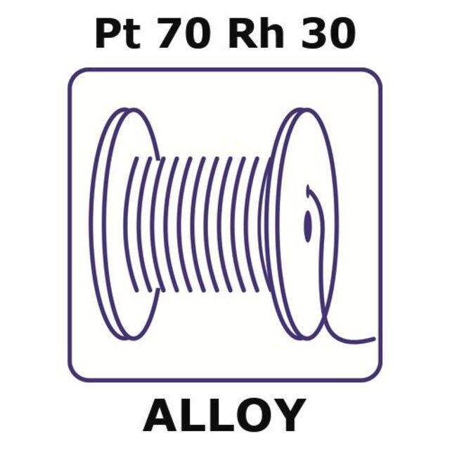 Platinum-rhodium alloy, Pt70Rh30