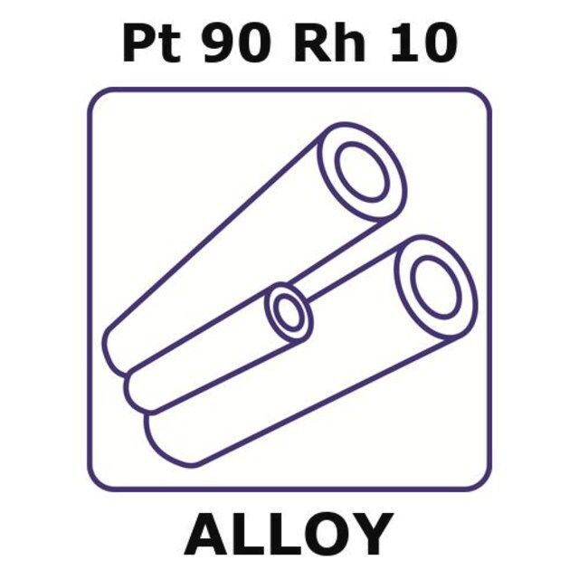 Platinum-rhodium alloy, Pt90Rh10