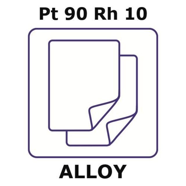 Platinum-rhodium alloy, Pt90Rh10