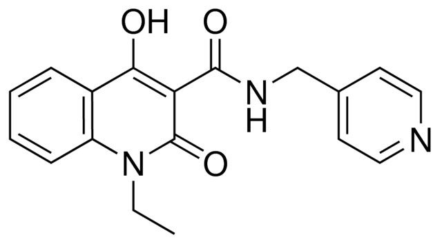 1-ET-4-HO-2-OXO-1,2-2H-QUINOLINE-3-CARBOXYLIC ACID (PYRIDIN-4-YLMETHYL)-AMIDE