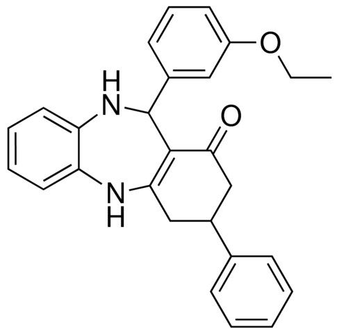 11-(3-ETHOXY-PH)-3-PH-2,3,4,5,10,11-HEXAHYDRO-DIBENZO(B,E)(1,4)DIAZEPIN-1-ONE