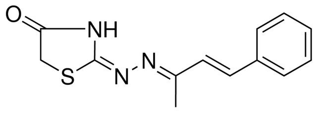 1,3-THIAZOLIDINE-2,4-DIONE 2-((1-METHYL-3-PHENYL-2-PROPENYLIDENE)HYDRAZONE)