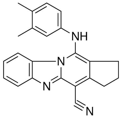 11-(3,4-DIMETHYLANILINO)-2,3-DIHYDRO-1H-CYCLOPENTA[4,5]PYRIDO[1,2-A]BENZIMIDAZOLE-4-CARBONITRILE