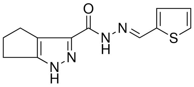 1,4,5,6-4H-CYCLOPENTAPYRAZOLE-3-CARBOXYLIC ACID THIOPHEN-2-YLMETHYLENE-HYDRAZIDE