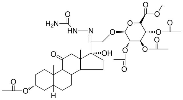 17-A-HO-DIOXO-5-B-PREGNANE-3-A-ACETATE 21-(B-D-GLUCURONIDE TRIACETATE ME ESTER)