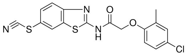 2-(((4-CHLORO-2-METHYLPHENOXY)ACETYL)AMINO)-1,3-BENZOTHIAZOL-6-YL THIOCYANATE