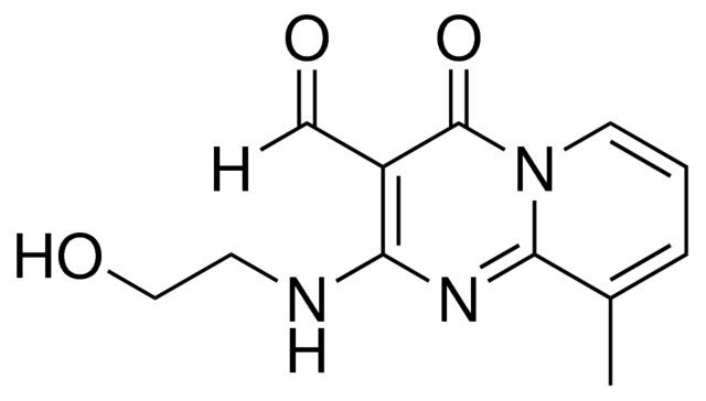 2-((2-HYDROXYETHYL)AMINO)-9-ME-4-OXO-4H-PYRIDO(1,2-A)PYRIMIDINE-3-CARBALDEHYDE