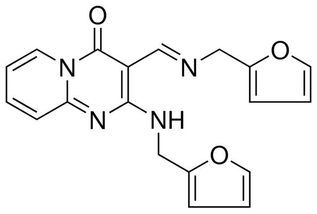 2-((2-FURYL-ME)AMINO)-3-(((2-FURYL-ME)IMINO)ME)-4H-PYRIDO(1,2-A)PYRIMIDIN-4-ONE